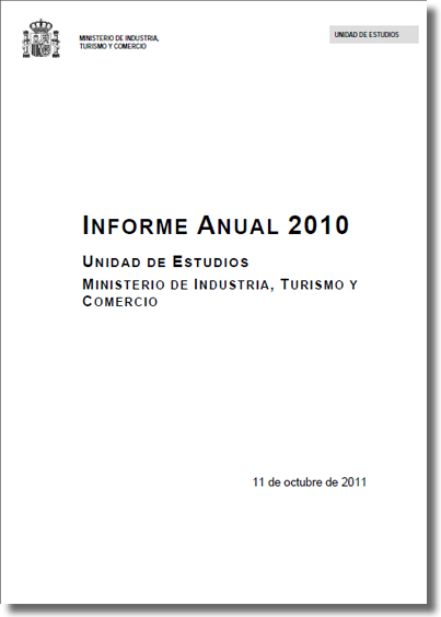 Informe anual del MITyC 2010